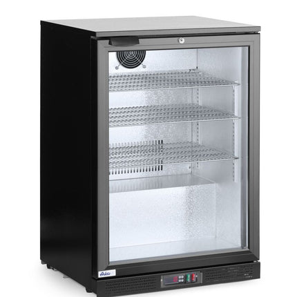 Back bar refrigerator single-door, Arktic, 105L, Black, 230V/123W, 600x530x(H)865mm