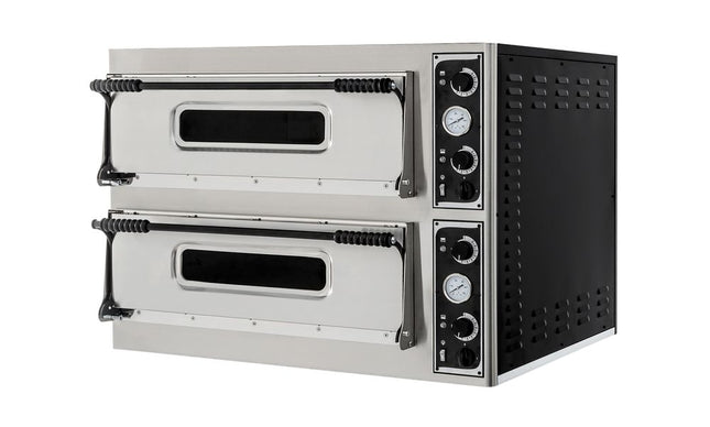 Pizza oven BASIC XL 44, HENDI, 2 chambers, 400V/12000W, 1000x955x(H)745mm