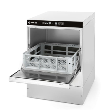 Glasswasher 40x40 Electromechanical | HENDI | With Detergent Pump | 230V/2800W