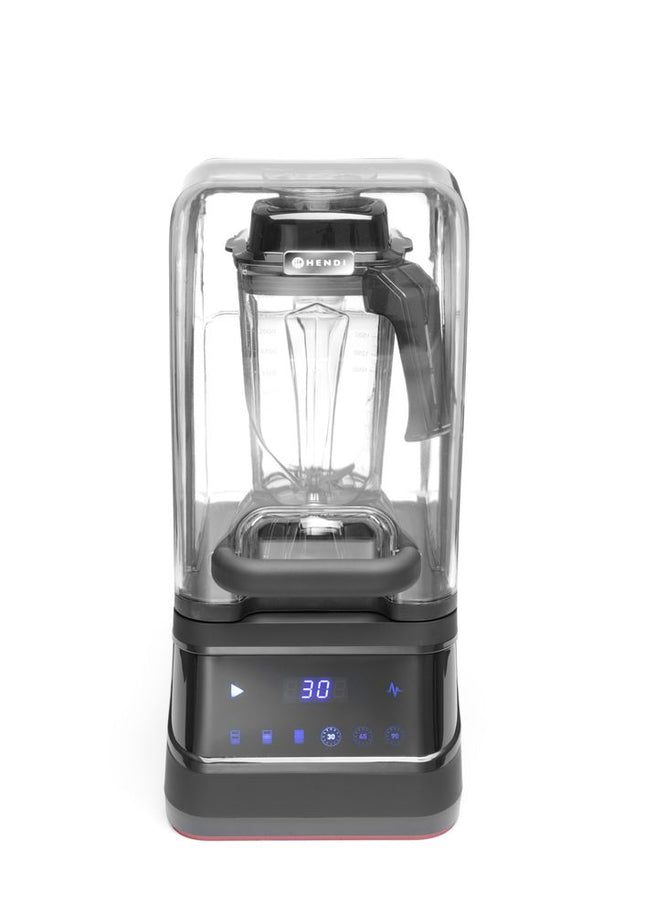 Digital Bar Blender with Sound Enclosure and BPA-Free Jug | HENDI | 230V/1680W