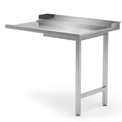 Unloading Table for Dishwashers Right Side | HENDI | Stainless Steel | 1000x700x850mm