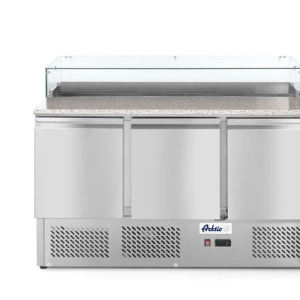 Three-Door Pizza Counter 380L | Arktic | 230V/310W