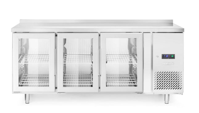 Refrigerator counter three glass door, Arktic, 420L, 230V/400W, 700x1795x(H)850mm