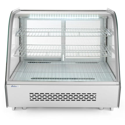 Compact Countertop Display Fridge with LED Lighting | Arktic | 120L Capacity | Double Glazing | 707x570x(H)680mm