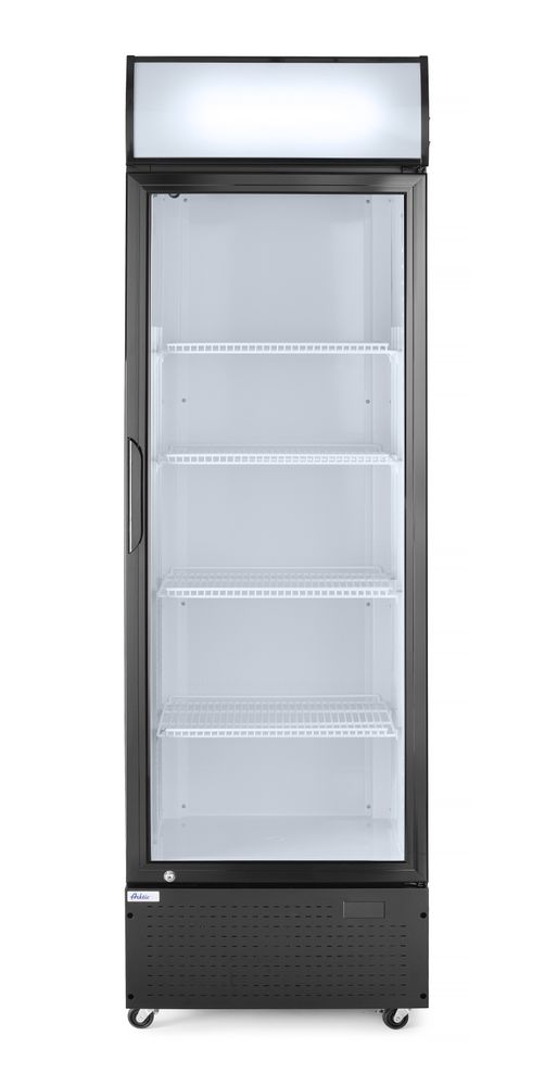 Back Bar Refrigerator Single-Door with Backlit Panel | Arktic | 254L | Black