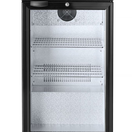 Single-Door Back Bar Refrigerator with Tempered Glass Door | Arktic | 86L Capacity
