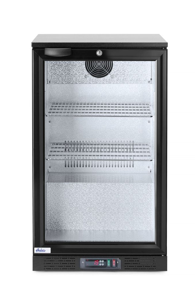 Single-Door Back Bar Refrigerator with Tempered Glass Door | Arktic | 86L Capacity
