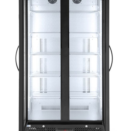 Back Bar Refrigerator Double-Door | Arktic | 384L | Black