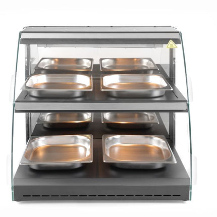 Quartz Heated Countertop Display with Two Levels | HENDI | 230V/560W