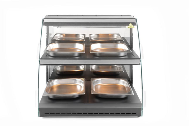 Quartz Heated Countertop Display with Two Levels | HENDI | 230V/560W