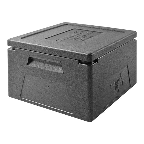 Pizza Thermobox 2/3 GN 27 L | Thermo Future Box | Black EPP | 41.5 x 40 x H26.5 cm 1