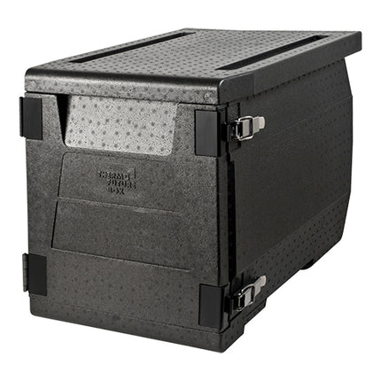 GN 1/1 Thermobox 65 L Black | Thermo Future Box | Stackable EPP | 44.5 x 64.5 x H47.5 cm 1