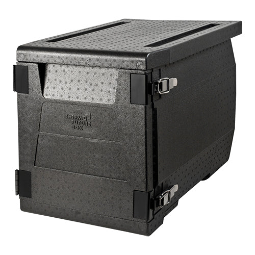 GN 1/1 Thermobox 65 L Black | Thermo Future Box | Stackable EPP | 44.5 x 64.5 x H47.5 cm 1