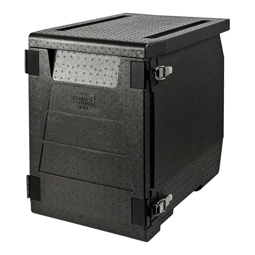GN 1/1 EPP Thermobox 93 L Black Stackable | Thermo Future Box | 44.5 x 64.5 x H62.5 cm 1