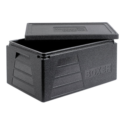 GN 1/1 EPP Thermobox 42 L Black Stackable | Thermo Future Box | 59.5 x 39.5 x H29 cm 1