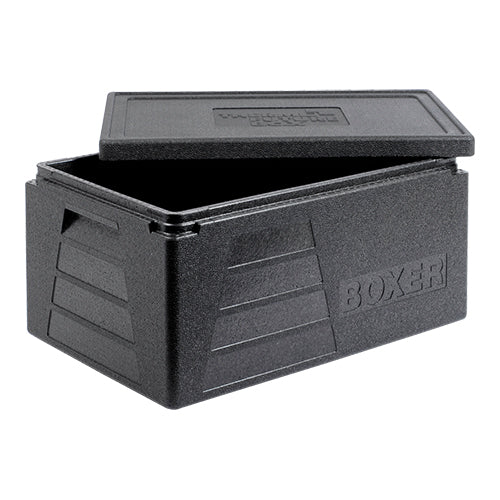 GN 1/1 EPP Thermobox 42 L Black Stackable | Thermo Future Box | 59.5 x 39.5 x H29 cm 1