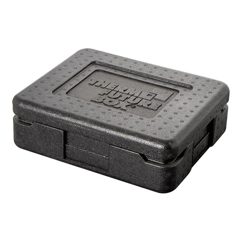 Insulated Food Delivery System | Thermo Future Box DinnerBox Mini-Menu | Black EPP | 3 L | 30.5 x 25.5 x H11 cm 1