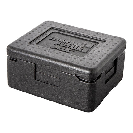 Insulated Food Delivery Box | Thermo Future Box DinnerBox Mini-Menu | Black EPP | 5 L | 30.5 x 25.5 x H16 cm 1