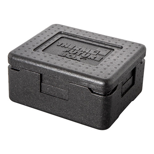 Insulated Food Delivery Box | Thermo Future Box DinnerBox Mini-Menu | Black EPP | 5 L | 30.5 x 25.5 x H16 cm 1