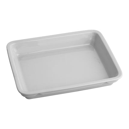 Rectangular Porcelain Plate | Thermo Future Box | White, Stackable | 23 x 17.5 x H3.5 cm 1