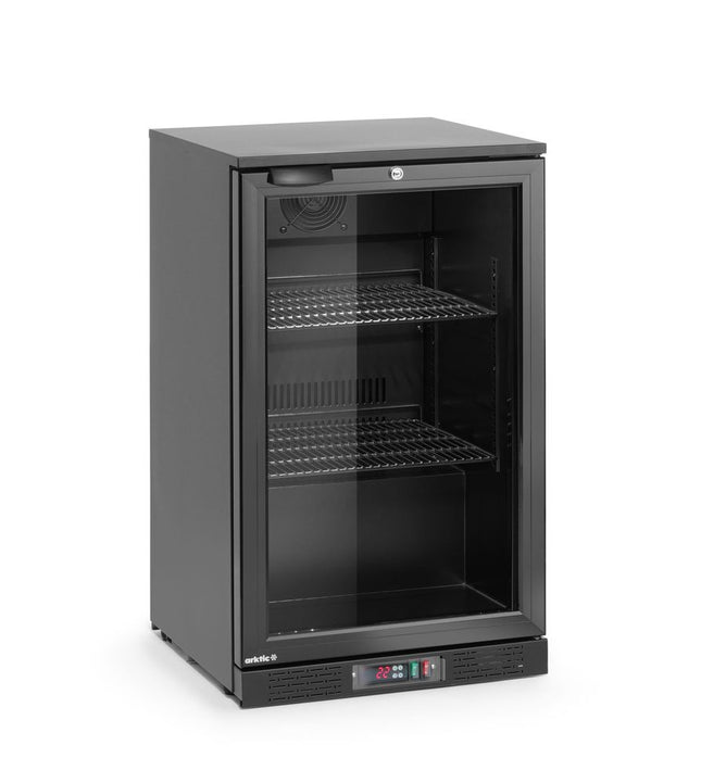 Back bar refrigerator single-door, Arktic, 86L, Black, 230V/120W, 500x530x(H)870mm