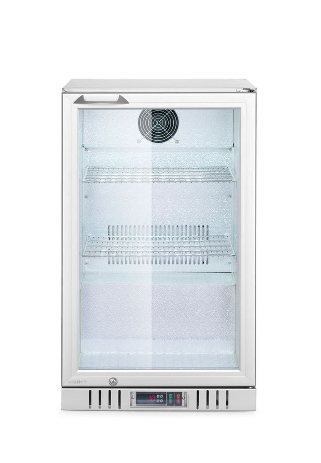 Back bar refrigerator with 1 door, Arktic, 75L, Silver, 230V/175W, 500x530x(H)870mm