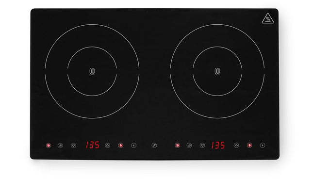 Double Induction Cooker 3500W | HENDI Kitchen Line | 230V | 608x405x54mm
