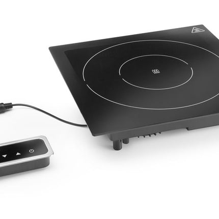 Built-In Induction Heater 1000W | Fine Dine | Black Crystal Glass