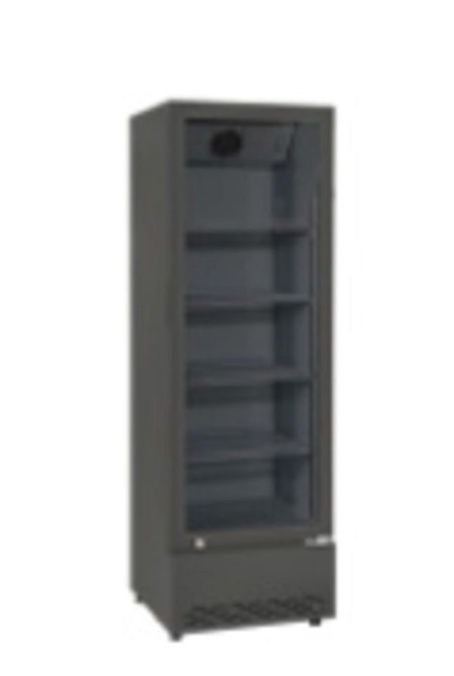 Vitrinski hladilnik, steklena vrata, Arktic, 4 police, 246 l, črn, 230 V/300 W, 540 x 600 x (V) 1787 mm