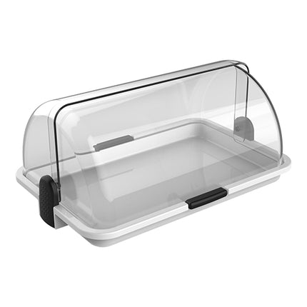 Rolltop Buffet Display | Biesse | White Polypropylene | 38 x 26 x H17 cm 1