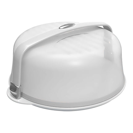 Cake Platter with Cover and Safety Locks | Biesse | Transparent SAN | Ø37 x H16 cm 1