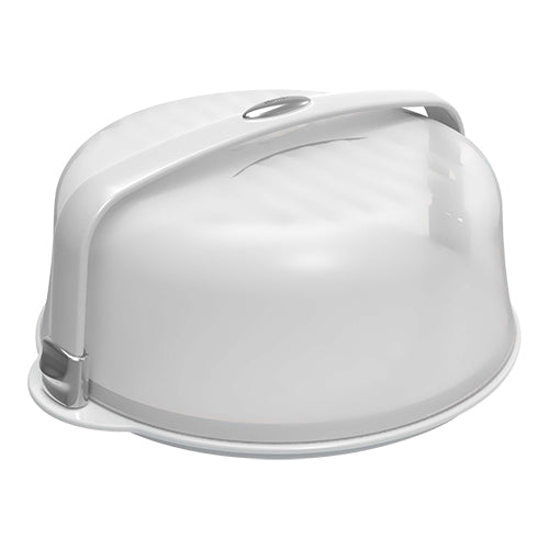 Cake Platter with Cover and Safety Locks | Biesse | Transparent SAN | Ø37 x H16 cm 1
