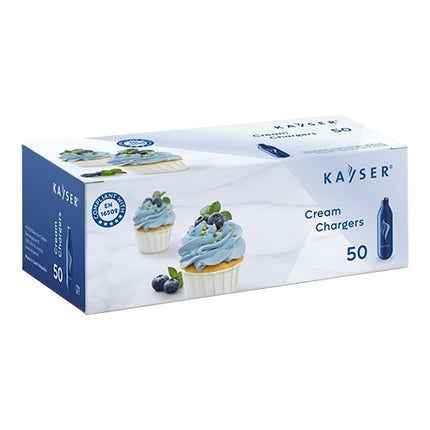 Cream Chargers N2O | Kayser | 50 Pieces | 0.010 L 1