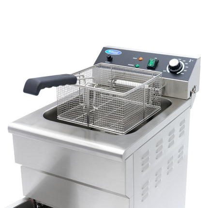 Deep Fryer | 16L | 1 Basket | with Drain Tap and Stand | 230V 7