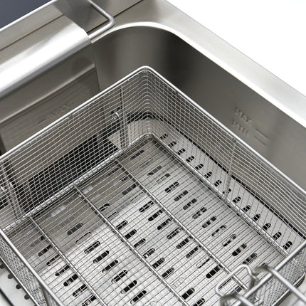 Deep Fryer | 16L | 1 Basket | with Drain Tap and Stand | 230V 13