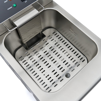Deep Fryer | 16L | 1 Basket | with Drain Tap and Stand | 230V 12