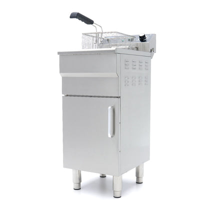 Deep Fryer | 16L | 1 Basket | with Drain Tap and Stand | 230V 2