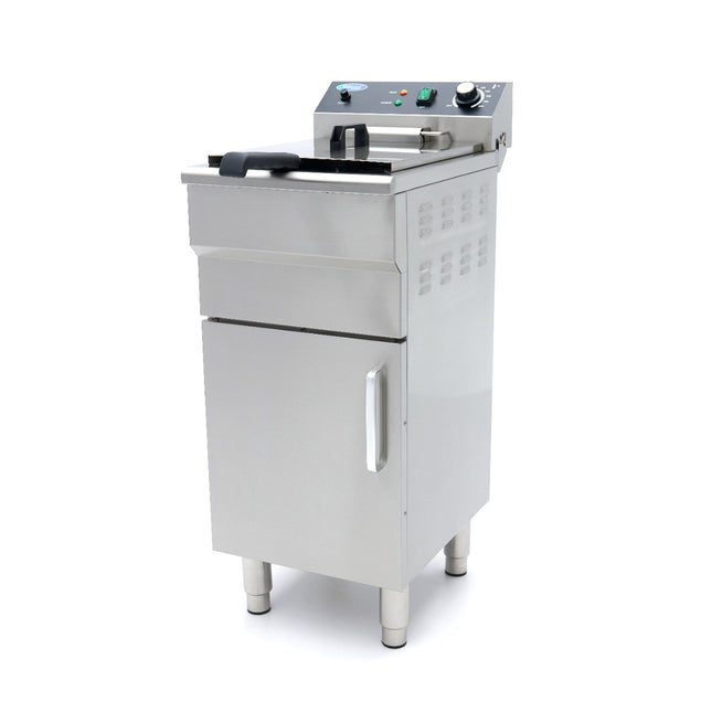Deep Fryer | 16L | 1 Basket | with Drain Tap and Stand | 230V 1