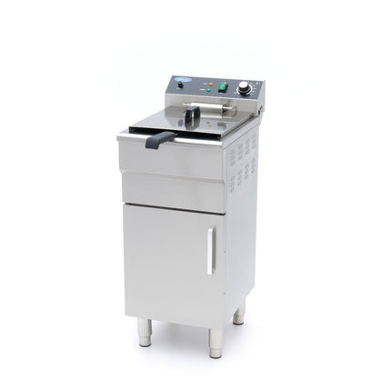 Deep Fryer | 16L | 1 Basket | with Drain Tap and Stand | 230V 4