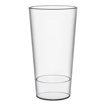 Stackable SAN Beer Glass | Brevetti WAF | Transparent | 40 cl | Ø7.7 x H13.5 cm 1