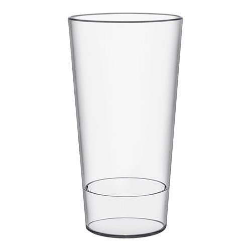 Stackable SAN Beer Glass | Brevetti WAF | Transparent | 40 cl | Ø7.7 x H13.5 cm 1