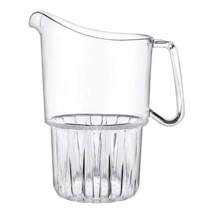 Stackable SAN Pitcher with Pouring Spout | Brevetti WAF | Transparent | 1.5 L 1