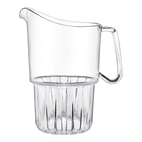 Stackable SAN Pitcher with Pouring Spout | Brevetti WAF | Transparent | 1.5 L 1