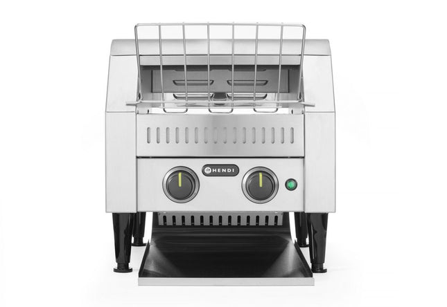 Double Conveyor Toaster with Adjustable Timer | HENDI | Silver | 230V/2240W
