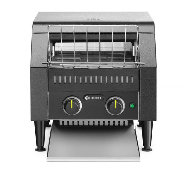 Double Conveyor Toaster with Adjustable Timer | HENDI | Black | 230V/2240W