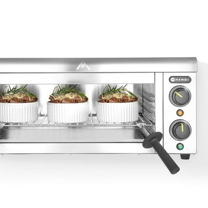 Wall-Mountable Salamander Grill | HENDI | 230V/2000W | IPX4 Rated | 610x450x275mm