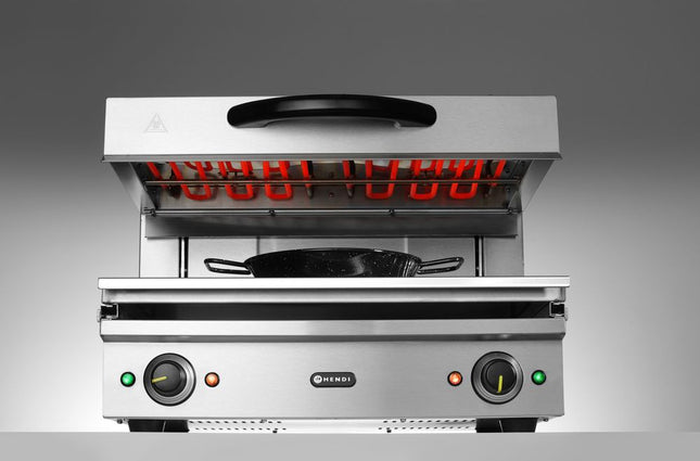 Lift Salamander Grill 600 | HENDI | 230V/3600W | Adjustable Height | 619x500x525mm