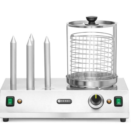 Sausage and Hot-Dog Buns Warmer | HENDI | 220-240V/550W | 500x310x395mm