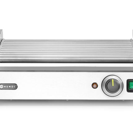 Sausage rolling grill, 1 zone, HENDI, 9 rollers, Silver, 230V/790W, 566x450x(H)192mm, Rectangular