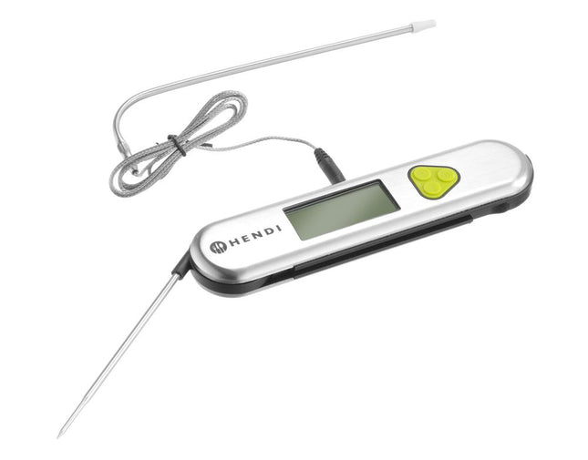 Thermometer, foldable and infrared, HENDI, Silver, 175x40x(H)22mm